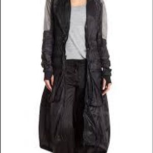 Blanc Noir Black Parachute Anorak Jacket
